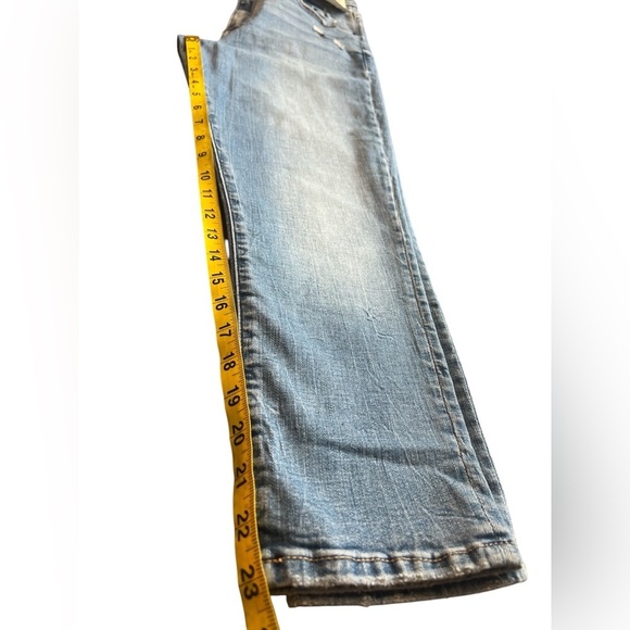 Abercrombie & Fitch Skinny Ankle Jeans High Rise Light Wash Distressed Size 26 S - Picture 6 of 6